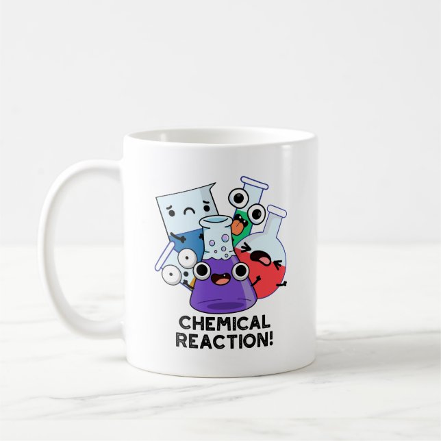 Mug Réaction chimique amusant jeu de chimie (Gauche)