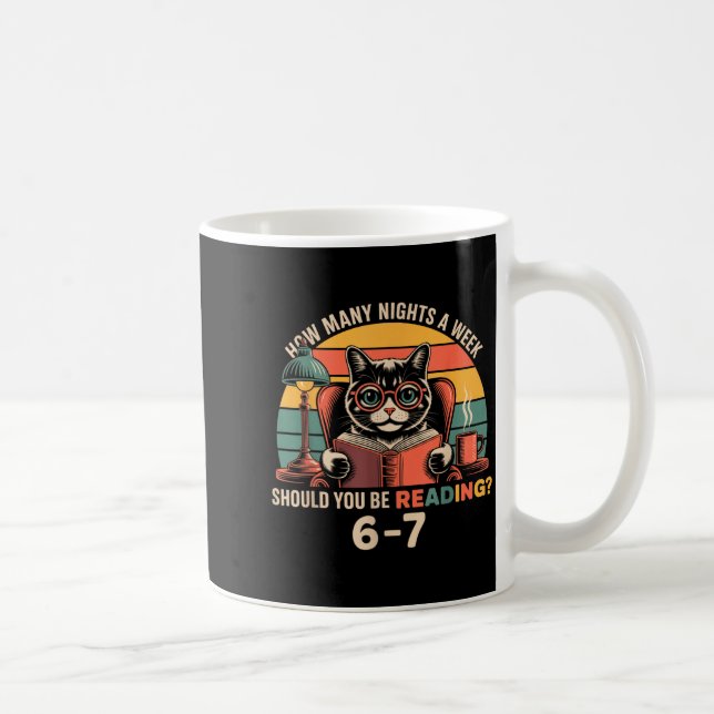 Mug Reading 67 Meme Englieacher In Funny 67 Retro Cat  (Droite)