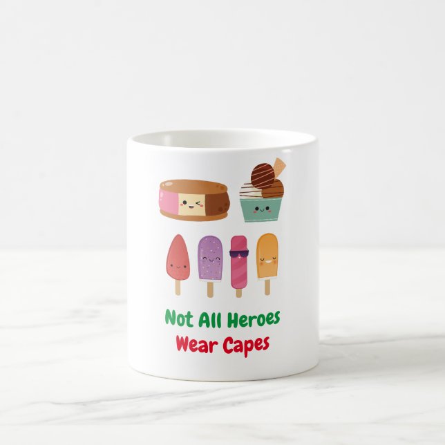Mug Real Heroes : Ligue Des Crèmes Glaciaires (Centre)