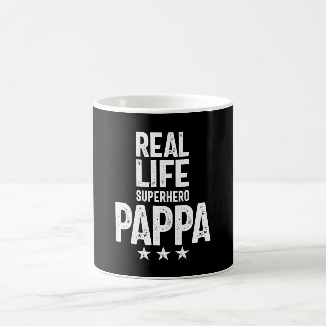 Mug Real Life Superhero Pappa | Cadeau Père (Centre)