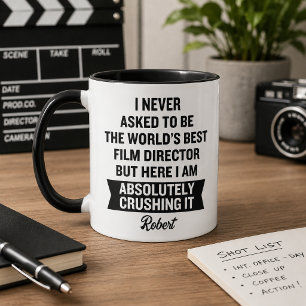 Mug Réalisateur de film personnalisé drôle