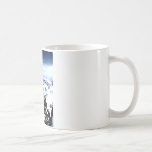Mug Réalisation de l'alpiniste hiver de neige