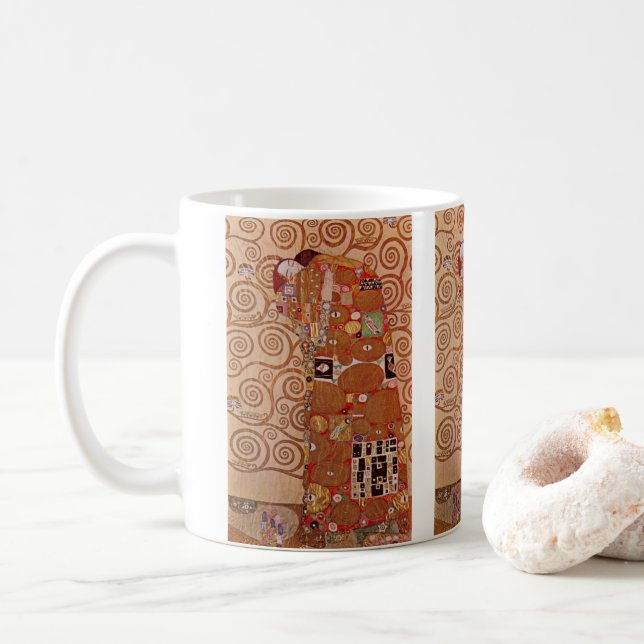 Mug Réalisation par Gustav Klimt, Art Nouveau Vintage (Avec donut)