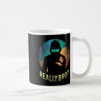 Mug Réalité Virtuelle Graphique Rétro Art Distressé Po