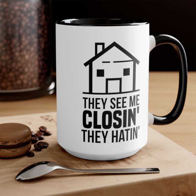 Mug Realtor Ils Me Voient Fermer Agent Immobilier (Créateur téléchargé)