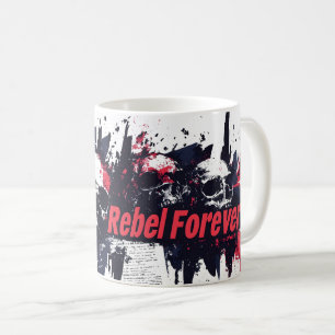 Mug "Rebel pour toujours" - Conception graphique de cr