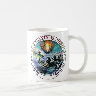 Mug Rébellion aux tyrans Grand Sceau Franklin Version