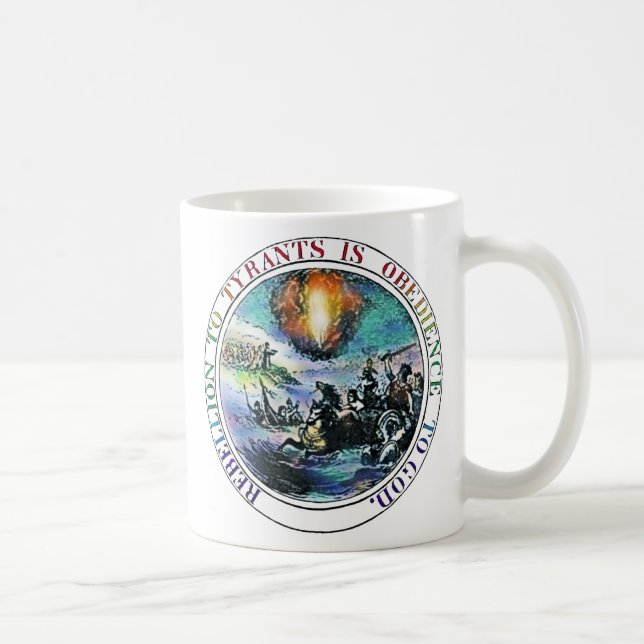 Mug Rébellion aux tyrans Grand Sceau Franklin Version (Droite)