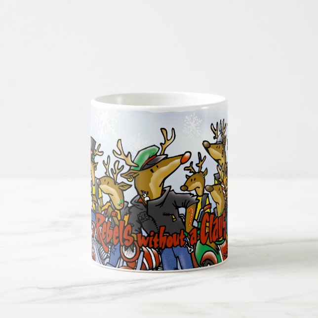 Mug Rebels sans un dessin de Noël Reindeer (Centre)