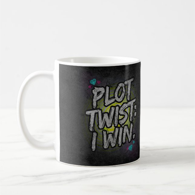 Mug Rebondissement : Je Gagne (Gauche)