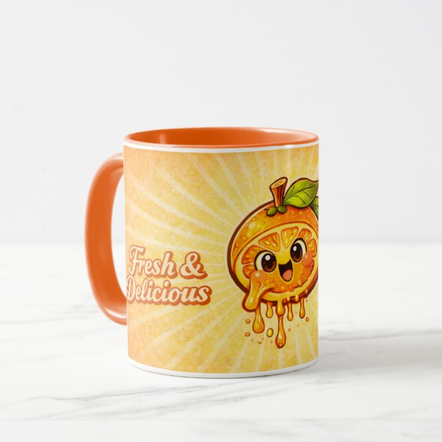 Mug Récemment Pressé - Ambiance Fruitée - Les Passionn (Devant gauche)