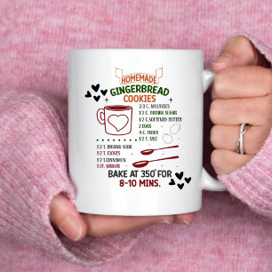 Mug Recette de biscuits au gingembre faits maison pour
