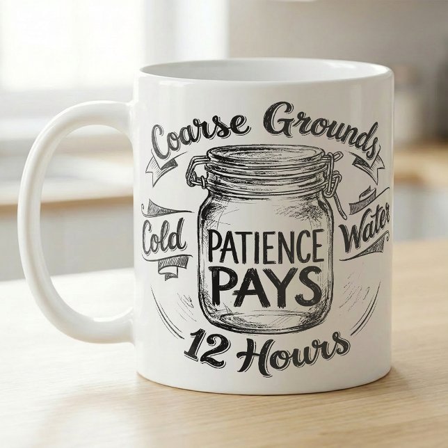 Mug Recette de café à infusion froide pendant la nuit  (Créateur téléchargé)