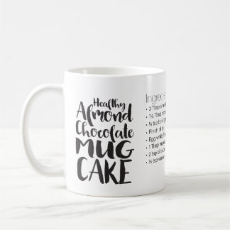 Mug Recette de gâteau au chocolat aux amandes en bonne