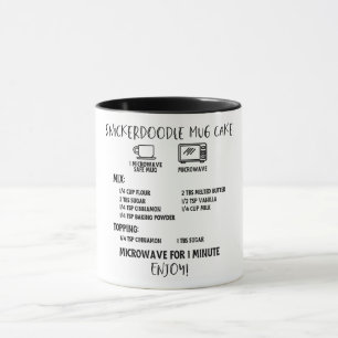 Mug Recette de gâteau cadeau parfait / Snickerdoodle M