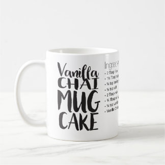 Mug Recette de gâteau de viande de vanille Chai Mug—re