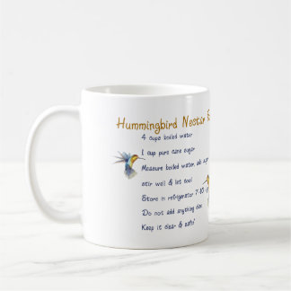Mug Recette de nectar de colibris
