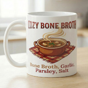 Mug Recette de soupe de bouillon d'os confortable pour