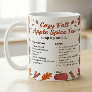 Mug Recette de thé aux épices et pommes pour la cuisin