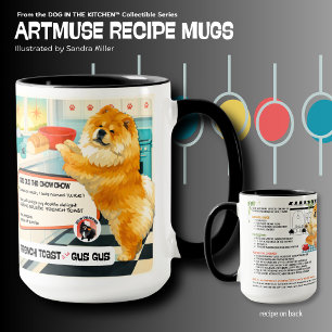 Mug Recette du musée d'art GUS GUSI Chow