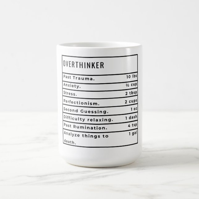 Mug Recette Overthinker (Centre)