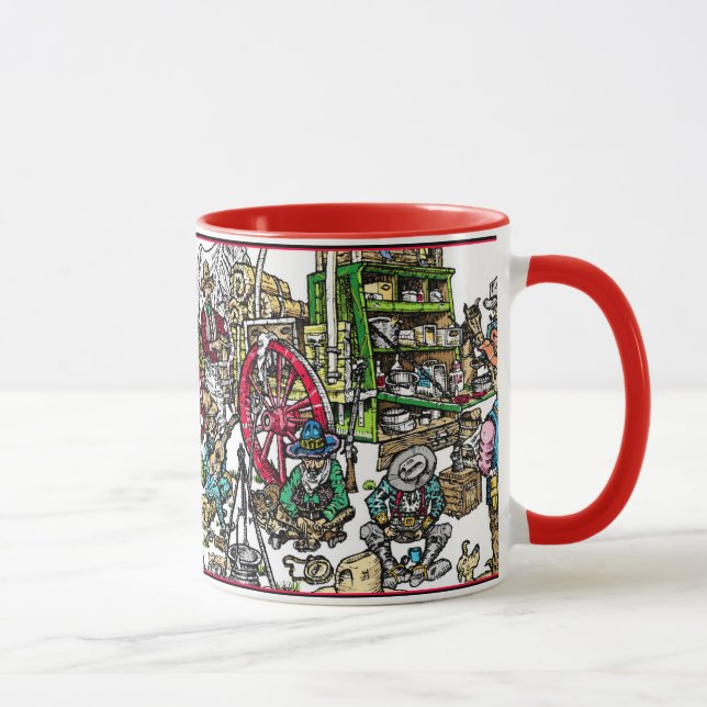 Mug Recette pour le café de cowboy (Droite)