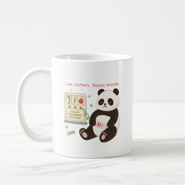Mug Rechargez avec des snacks en bambou (Gauche)