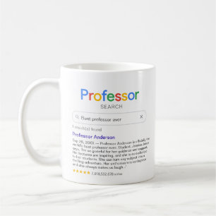 Mug Recherche de professeur préféré drôle avec message