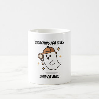 Mug Recherche d'indices Détective Fantôme Halloween