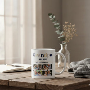 Mug Recherche Google personnalisée Meilleur Papy de to