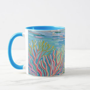 Mug Récif de coraux dorés de l'océan