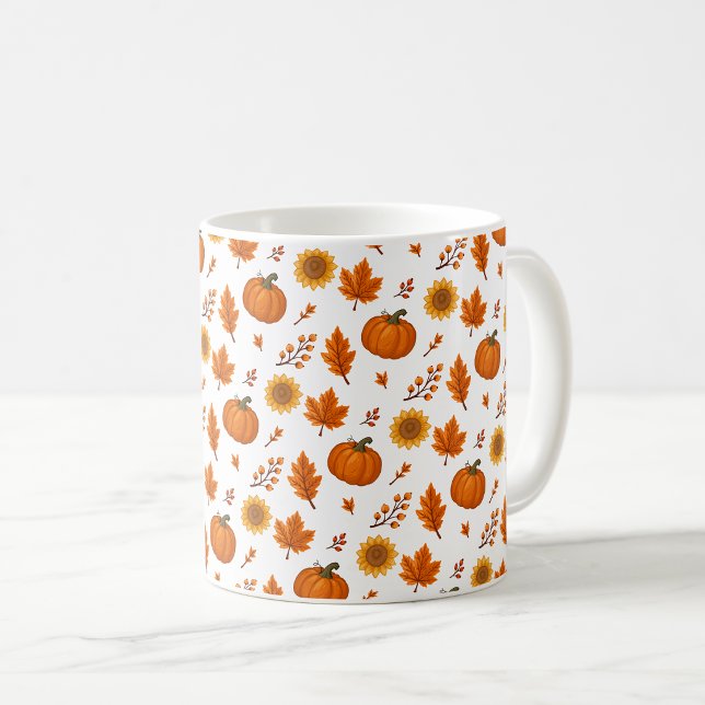 Mug Récolte d'automne aquarelle mignonne  (Créateur téléchargé)