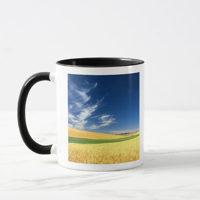 Mug Récolte de blé sur le Palouse dans l'est (Gauche)