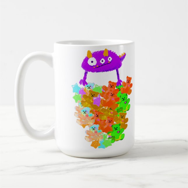 Mug Récolte de monstre d'ours en gélatine (Gauche)