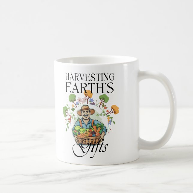 Mug Récolter les dons de la Terre (Droite)