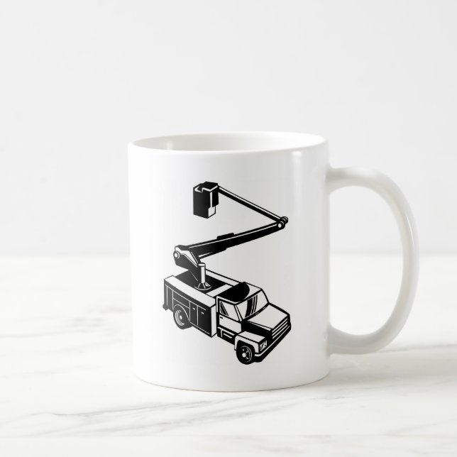 Mug récolteuse de cerise de camion de seau rétro (Droite)