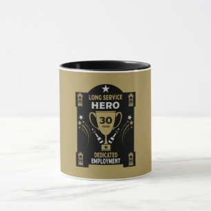 Mug Reconnaissance du service de longue durée Trente a