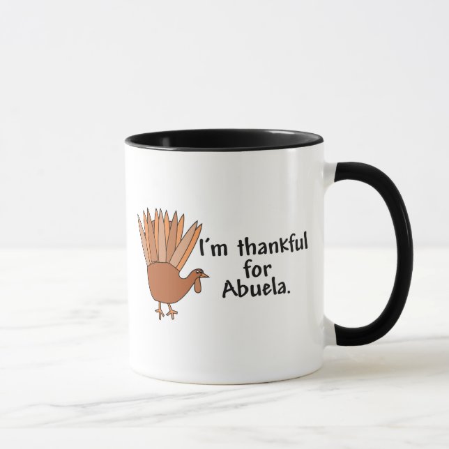 Mug Reconnaissant pour Abuela (Droite)