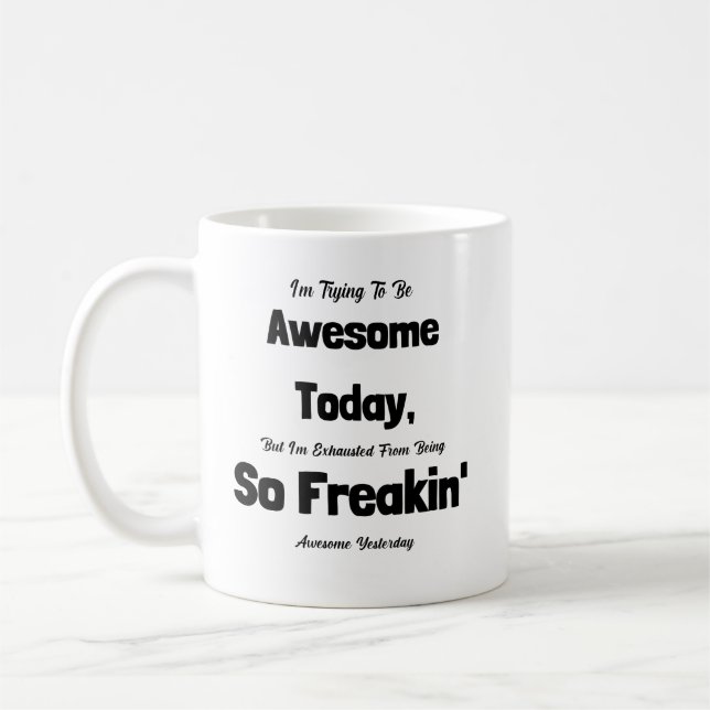 Mug Recoverin' Awesome : Champion d'hier (Gauche)
