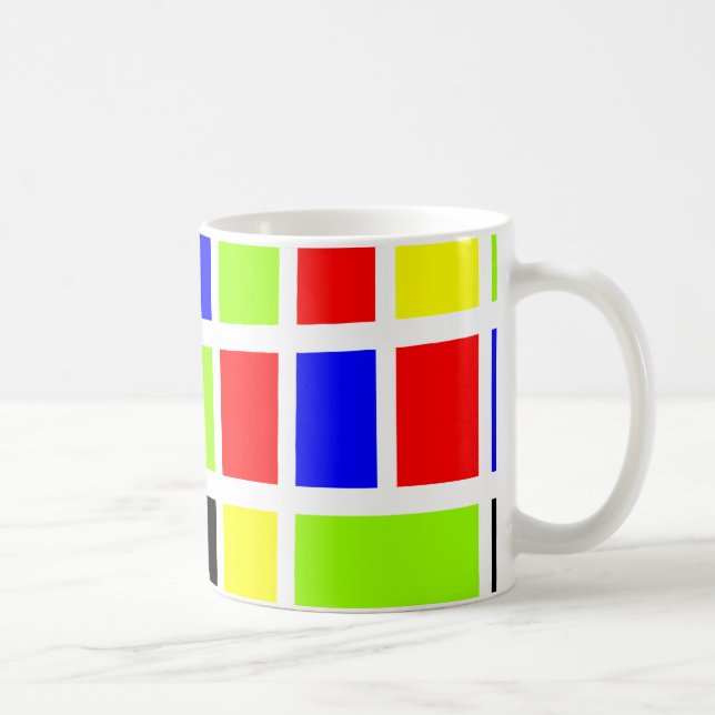 Mug Rectangles colorées 02 (Droite)