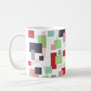 Mug Rectangles et lignes Abstraites