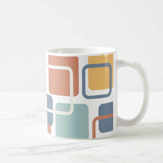 Mug Rectangles modernes 3 d'Eames (Droite)