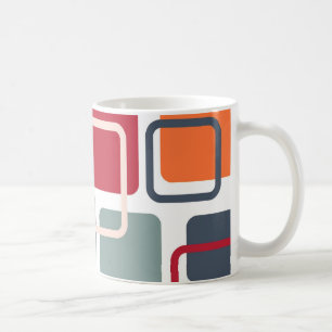 Mug Rectangles modernes 4 d'Eames