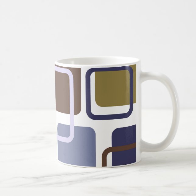 Mug Rectangles modernes 5 d'Eames (Droite)