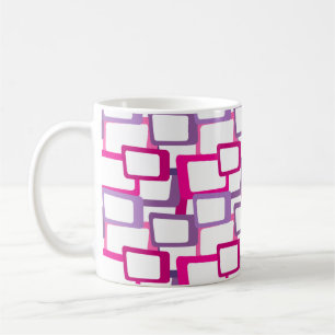 Mug Rectangles modernes du milieu du siècle