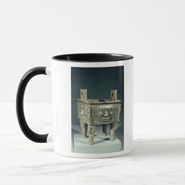 Mug Rectangulaire "teintez" le navire avec les visages (Gauche)
