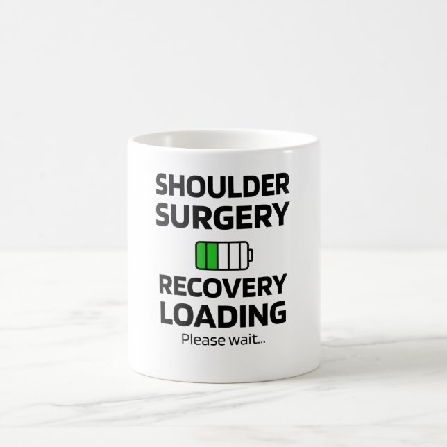 Mug Récupération de la chirurgie des épaules| Remplace (Centre)