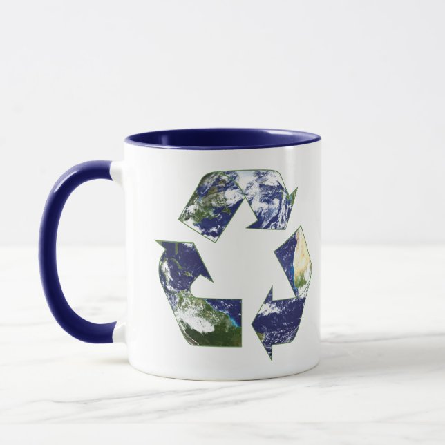 Mug Recyclage de la terre (Gauche)