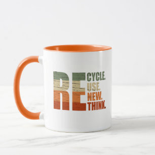 Mug Recycler réduire la réutilisation renouveler repen