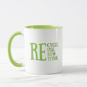 Mug Recycler réduire la réutilisation renouveler repen